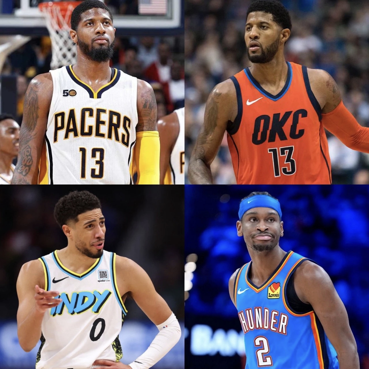 包含步行者碾压太阳，保罗扛起全队的词条